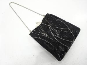 アンティーク　ビーズハンドバッグ